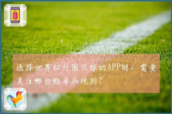 选择世界杯外围买球的APP时，需要关注哪些赔率和规则？