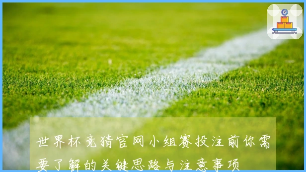 世界杯竞猜官网小组赛投注前你需要了解的关键思路与注意事项