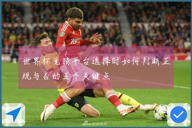 世界杯竞猜平台选择时如何判断正规与否的五个关键点